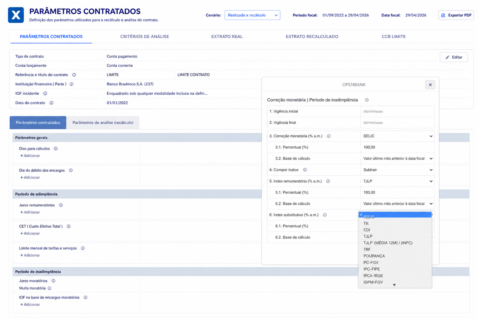 Aplicação da correção monetária de acordo com a Lei 14.905/2024 automaticamente em períodos distintos.